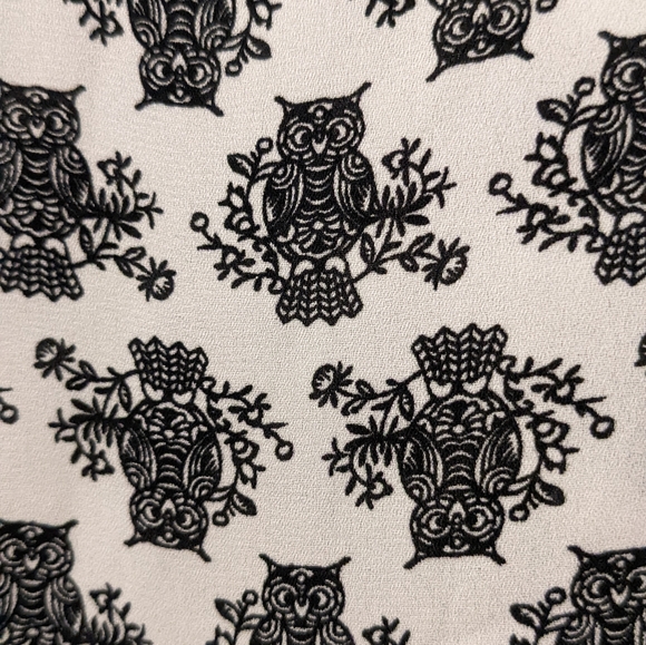 Kismet Owl Print Shirt Size XL - Picture 3 of 3